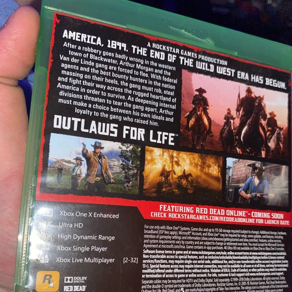 Red Dead Redemption 2 Xbox One disk version - Picture 3 of 3